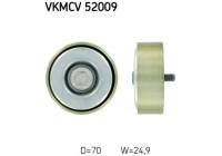 Deflection/Guide Pulley, v-ribbed belt VKMCV 52009 SKF