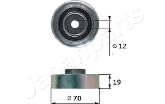 Deflection/Guide Pulley, V-ribbed belt