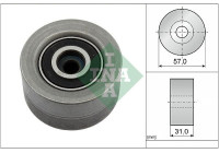 Guide pulley, timing belt 532099210 Ina