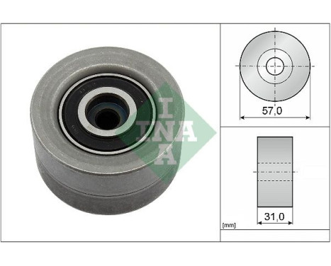 Guide pulley, timing belt 532099210 Ina
