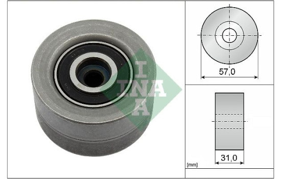 Guide pulley, timing belt 532099210 Ina