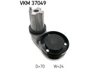 Guide roller/deflection roller, Poly V-belt VKM 37049 SKF