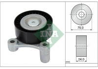 Guide roller/deflection roller, V-ribbed belt 532100210 Ina