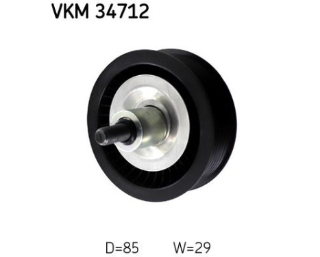 Guide roller/deflection roller, V-ribbed belt VKM 34712 SKF, Image 2