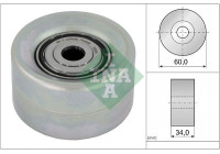 Guide roller/reversing roller, Poly V-belt 532 0921 10 Ina