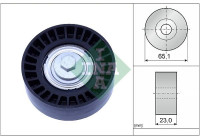 Guide roller/reversing roller, Poly V-belt 532088210 Ina
