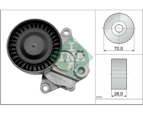 Tensioner Lever, v-ribbed belt 533001710 Ina