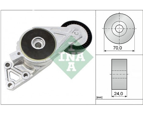Tensioner Lever, v-ribbed belt 533007630 Ina