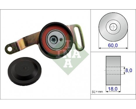 Tensioner Lever, v-ribbed belt 533007810 Ina