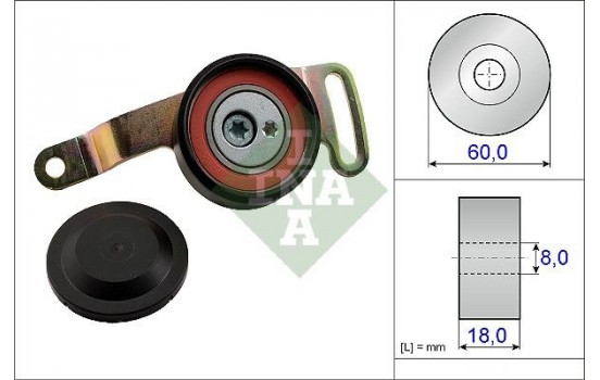 Tensioner Lever, v-ribbed belt 533007810 Ina