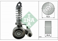 Tensioner Lever, v-ribbed belt 533008530 Ina