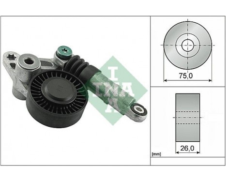 Tensioner Lever, v-ribbed belt 534 0098 10 Ina