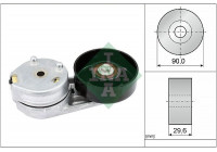 Tensioner Lever, v-ribbed belt 534 0358 10 Ina