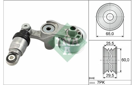 Tensioner Lever, v-ribbed belt 534 0586 10 Ina
