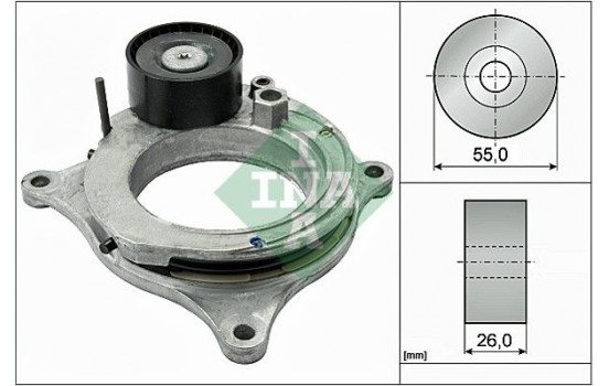 Tensioner Lever, v-ribbed belt 534 0598 10 Ina