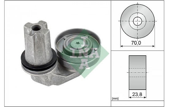 Tensioner Lever, v-ribbed belt 534 0635 10 Ina