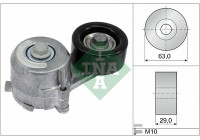 Tensioner Lever, v-ribbed belt 534 0650 10 Ina