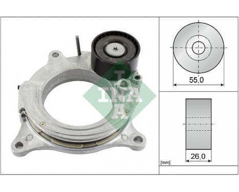 Tensioner Lever, v-ribbed belt 534 0692 10 Ina