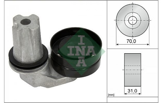 Tensioner Lever, v-ribbed belt 534 0694 10 Ina