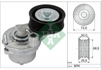 Tensioner Lever, v-ribbed belt 534 0703 10 Ina