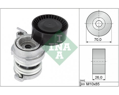 Tensioner Lever, v-ribbed belt 534 0708 10 Ina
