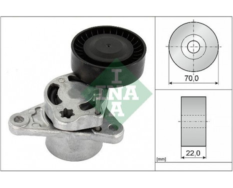 Tensioner Lever, v-ribbed belt 534 0709 10 Ina