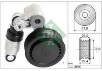 Tensioner Lever, v-ribbed belt 534001110 Ina