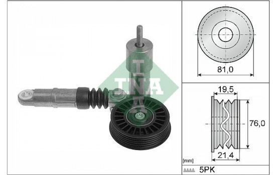 Tensioner Lever, v-ribbed belt 534001410 Ina