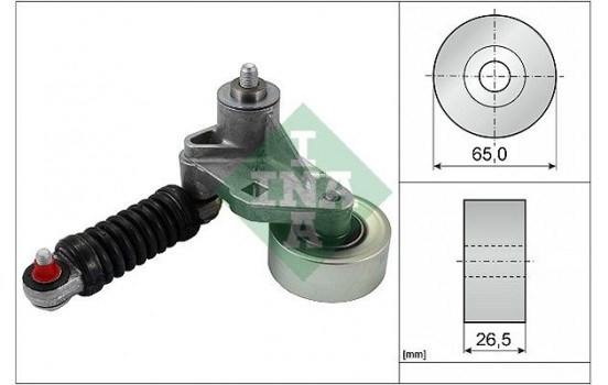 Tensioner Lever, v-ribbed belt 534003710 Ina