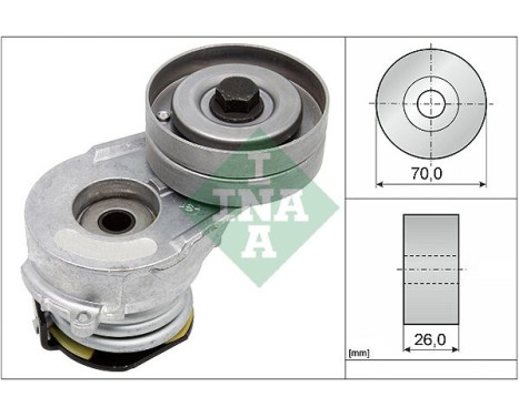 Tensioner Lever, v-ribbed belt 534008230 Ina