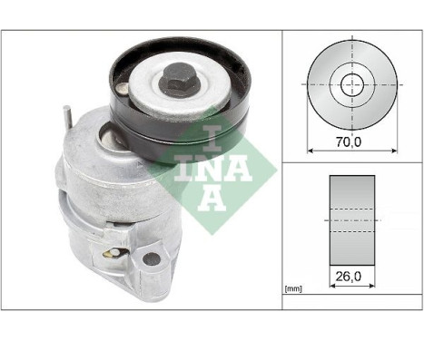 Tensioner Lever, v-ribbed belt 534010230 Ina