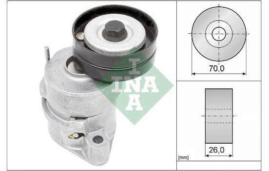 Tensioner Lever, v-ribbed belt 534010230 Ina