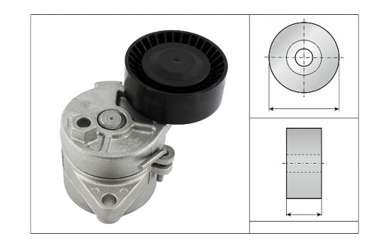 Tensioner Lever, v-ribbed belt 534010410 Ina