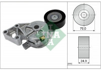 Tensioner Lever, v-ribbed belt 534013230 Ina