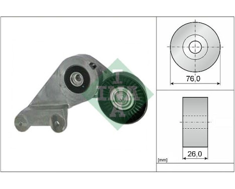 Tensioner Lever, v-ribbed belt 534013330 Ina