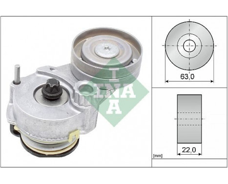 Tensioner Lever, v-ribbed belt 534014710 Ina