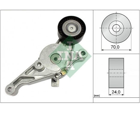 Tensioner Lever, v-ribbed belt 534015110 Ina
