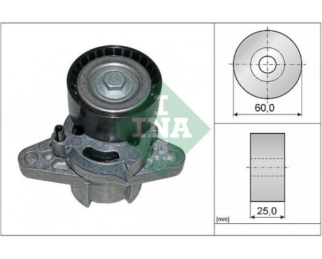 Tensioner Lever, v-ribbed belt 534027110 Ina