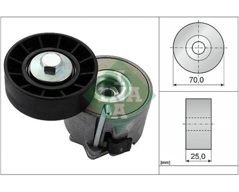 Tensioner Lever, v-ribbed belt 534028010 Ina