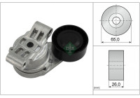 Tensioner Lever, v-ribbed belt 534030810 Ina