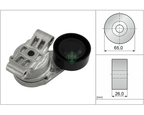 Tensioner Lever, v-ribbed belt 534030810 Ina