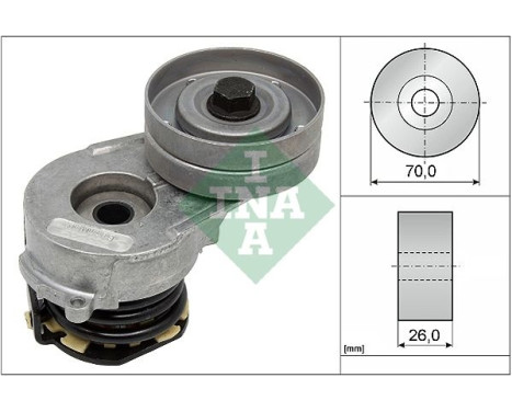 Tensioner Lever, v-ribbed belt 534032110 Ina