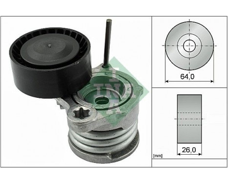 Tensioner Lever, v-ribbed belt 534033110 Ina