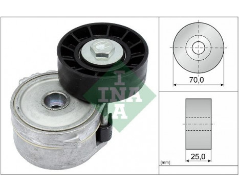 Tensioner Lever, v-ribbed belt 534033410 Ina