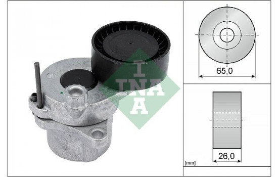 Tensioner Lever, v-ribbed belt 534033610 Ina