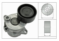 Tensioner Lever, v-ribbed belt 534033710 Ina