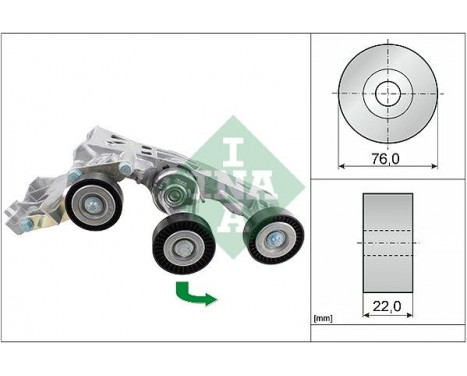 Tensioner Lever, v-ribbed belt 534033810 Ina