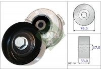 Tensioner Lever, v-ribbed belt 534034110 Ina