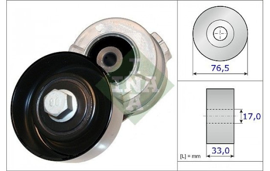 Tensioner Lever, v-ribbed belt 534034110 Ina