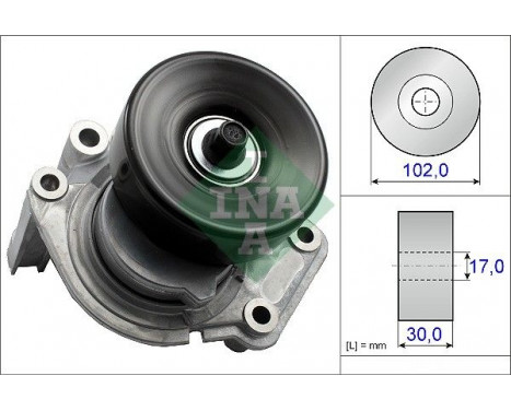 Tensioner Lever, v-ribbed belt 534035010 Ina